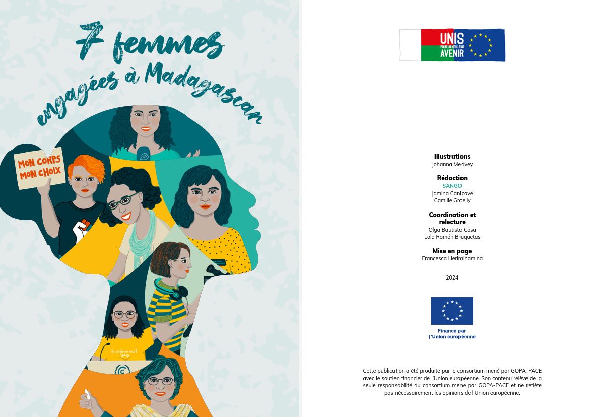 Livre-portrait 7 femmes engagées à Madagascar